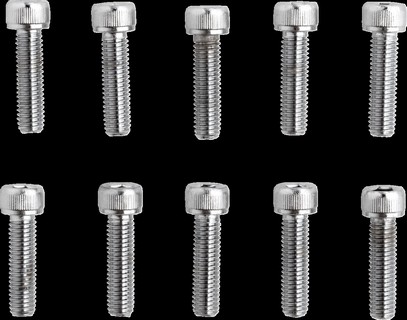 Drag Specialties Socket-Head Bolt 10-32X0.75 Knurled Chrome 10-32 X 3/ i gruppen Verktyg & Skruv / Skruv, muttrar & brickor / Kromat / Kromad Standard insex / Kromad standard insex 10-32 hos Blixt&Dunder AB (DS190597)