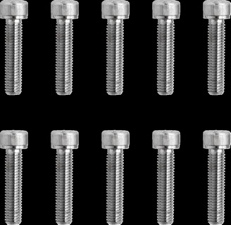 Drag Specialties Socket-Head Bolt 10-32X0.875 Knurled Chrome 10-32 X 7 i gruppen Verktyg & Skruv / Skruv, muttrar & brickor / Kromat / Kromad Standard insex / Kromad standard insex 10-32 hos Blixt&Dunder AB (DS190598)