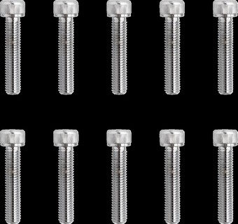 Drag Specialties Socket-Head Bolt 10-32X1 Knurled Chrome 10-32 X 1 Soc i gruppen Verktyg & Skruv / Skruv, muttrar & brickor / Kromat / Kromad Standard insex / Kromad standard insex 10-32 hos Blixt&Dunder AB (DS190599)