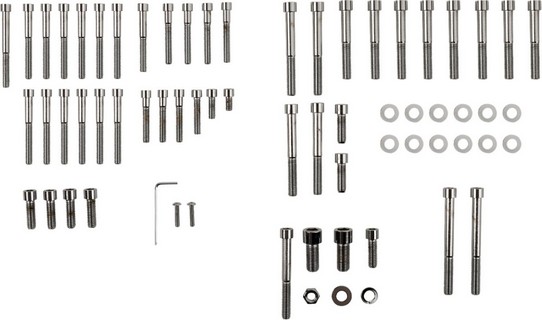 Drag Specialties Chrome Socket-Head Motor Bolt Kit Smooth 77-E84 Xl Sm i gruppen Reservdelar & Tillbehr / Skruv- / monteringskit / Skruvkit XL hos Blixt&Dunder AB (DS190760S)