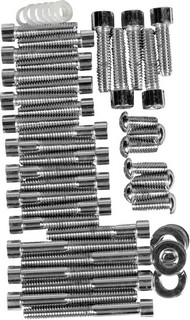 Drag Specialties Chrome Socket-Head Primary/Cam Cover Bolt Kit Smooth i gruppen Reservdelar & Tillbehr / Skruv- / monteringskit / Skruvkit Motor / Skruvkit Botten hos Blixt&Dunder AB (DS190818S)