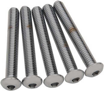 Drag Specialties Button-Head Bolt 3/8-16X3 Chrome 3/8X16X3 Button Head i gruppen Verktyg & Skruv / Skruv, muttrar & brickor / Kromat / Kromad Kullrig Insex hos Blixt&Dunder AB (DS192334)