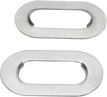 Drag Specialties Axle Adjuster Plates Stainless Steel S/S Axle Adj Pla i gruppen Reservdelar & Tillbehr / Hjul och Axlar / Axlar & tillbehr / Sleeves hos Blixt&Dunder AB (DS222823)