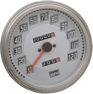 Drag Specialties Fl Speedometer 2240:60 Billet-Look Face Hd Softail 84 i gruppen Reservdelar & Tillbehr / Mtare / Hastighetsmtare (Vajerdrivning) hos Blixt&Dunder AB (DS243832)