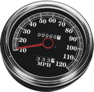 Drag Specialties Fl Speedometer 2:1 89-95 Face 2:1 89-95 Speedo 12Mm i gruppen Reservdelar & Tillbehr / Mtare / Hastighetsmtare (Vajerdrivning) hos Blixt&Dunder AB (DS243845)