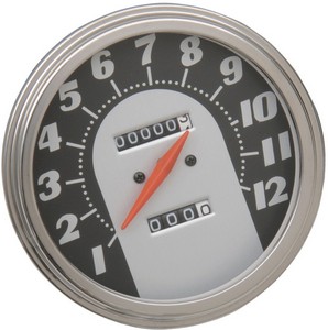 Drag Specialties Fl Speedometer 2:1 62-67 Face 2:1 62-67 Speedo 12Mm i gruppen Reservdelar & Tillbehr / Mtare / Hastighetsmtare (Vajerdrivning) hos Blixt&Dunder AB (DS243866)