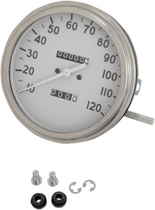 Drag Specialties Fl Speedometer 1:1 36-40 Face 1:1 36-40 Speedo 5/8-18 i gruppen Reservdelar & Tillbehr / Mtare / Hastighetsmtare (Vajerdrivning) hos Blixt&Dunder AB (DS243874)