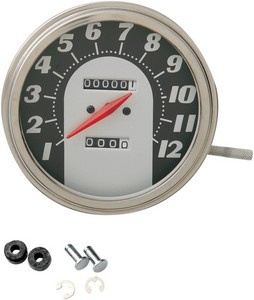 Drag Specialties Fl Speedometer 1:1 62-67 Face 1:1 62-67 Speedo 5/8-18 i gruppen Reservdelar & Tillbehr / Mtare / Hastighetsmtare (Vajerdrivning) hos Blixt&Dunder AB (DS243883)