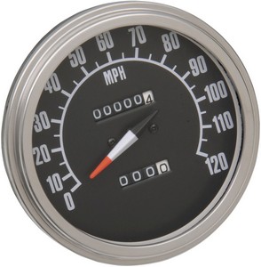 Drag Specialties Fl Speedometer 2:1 68-84 Face 2:1 68-84 Speedo 12Mm i gruppen Reservdelar & Tillbehr / Mtare / Hastighetsmtare (Vajerdrivning) hos Blixt&Dunder AB (DS243885)
