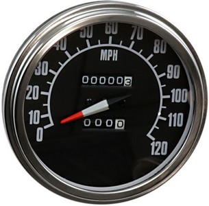 Drag Specialties Fl Speedometer 2240:60 W/ Reed Switch 68-84 Face 2240 i gruppen Reservdelar & Tillbehr / Mtare / Hastighetsmtare (Vajerdrivning) hos Blixt&Dunder AB (DS243901)