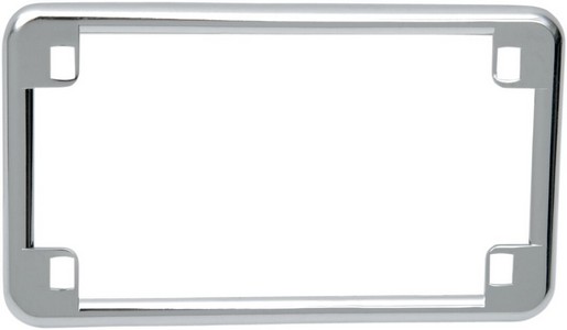 Drag Specialties License Plate Frame Chrome 4