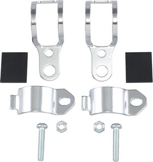Drag Specialties Universal Fork-Mount Marker Light Bracket Chrome Fork i gruppen Reservdelar & Tillbehr / Lampor & Tillbehr / Blinkers / Fsten fr blinkers hos Blixt&Dunder AB (DS285052)