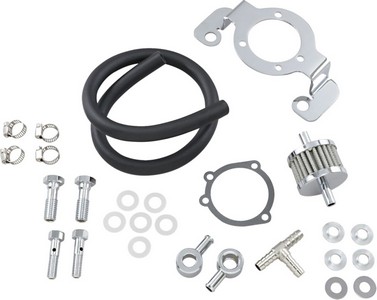 Drag Specialties Crankcase Breather/Support Bracket Kit Carb Supprt/Br i gruppen Reservdelar & Tillbehr / Frgasare & Insprut / Montering luftrenare hos Blixt&Dunder AB (DS289082)