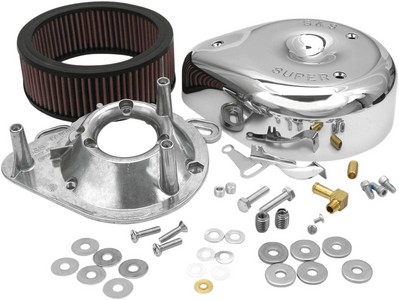 S&S Teardrop Air Cleaner For Super E-G Carb S S Air Cleaner E-G 84-92 i gruppen Reservdelar & Tillbehr / Frgasare & Insprut / Luftrenare / Luftrenare Super E hos Blixt&Dunder AB (DS289129)