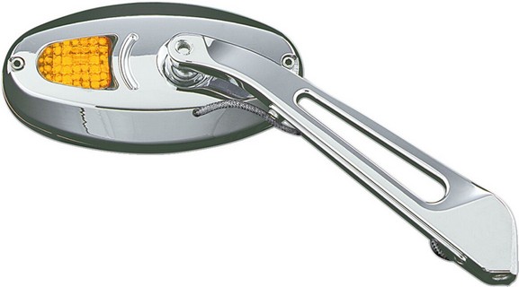 Kuryakyn Turn Signal Mirrors With Flat Glass T/Sgnlmirror Flat Glass i gruppen Reservdelar & Tillbehr / Styren & Tillbehr / Backspeglar & Tillbehr / Backspeglar hos Blixt&Dunder AB (DS302061)