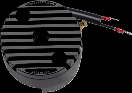 Cycle Electric Inc Generator-Mounted Regulator 12V Low Output Regulato i gruppen Reservdelar & Tillbehr / Eldelar / Laddning / Voltpack hos Blixt&Dunder AB (DS313070)