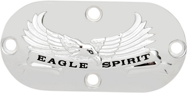 Drag Specialties Inspection Cover Eagle-Spirit Chrome Chr Lv-Ride Insp i gruppen Reservdelar & Tillbehr / Vxellda & transmission / Transkpa / Inspektionslock hos Blixt&Dunder AB (DS325291)