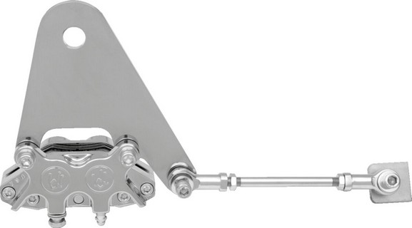 Performance Machine (Pm) Caliper Kit Classic Rear Chrome For 11.5
