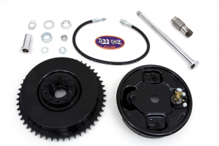 Rear Brake Drum Assembly Black 58-66 i gruppen  hos Blixt&Dunder AB (V23-0930)