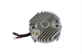 Chrome 12 Volt Regulator End Cover i gruppen Reservdelar & Tillbehr / Eldelar / Laddning / Voltpack hos Blixt&Dunder AB (V32-0785)