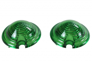 Bullet Style Marker Lamp Green Lens Set i gruppen Reservdelar & Tillbehr / Lampor & Tillbehr / Blinkers / Blinkersglas hos Blixt&Dunder AB (V33-0572)