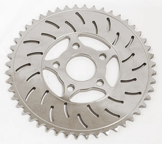 Sprocket brake, sprocket only, Slotted 48T Chrome i gruppen  hos Blixt&Dunder AB (Z711252)