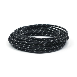 Textilkabel (Tygbekldd kabel) i gruppen Reservdelar & Tillbehr / Eldelar / Elkabel & Kontakter / Elkabel hos Blixt&Dunder AB (clothwiring_r)