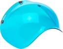 Biltwell Polycarbonate Anti-Fog Bubble Shield Blue Shield Bubble Blu A