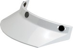 Biltwell 3-Snap Visor White Visor Moto 3Snap Wht