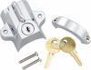 Kuryakyn Lock Helmet 1.25"-1.5"Chr Universal Helmet Lock 1 1/4 -