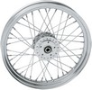 Drag Specialties Front Wheel 19X2.5 Single/Dual-Disc Chrome Wheel 19X2