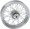 Drag Specialties Front/Rear Wheel 16X3 Chrome Wheel 16X3F/R Chr 73-82B