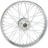 Drag Specialties Front Wheel 21"X2 Laced Chrome Wheel 21X2F Chr 04-5Fx