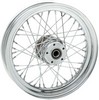Drag Specialties Front Wheel 16"X3 Laced Chrome Wheel 16X3F Chr 00-7Fl