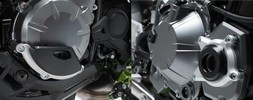 Sw-Motech Engine Case Protector Black/Silver Kawasaki Z900 /Z900Rs Eng
