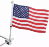 Show Chrome Flag Pole W/Flag Acorn Flag Pole W/Flag Acorn