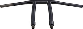 Handlebar 1-1/4" Club 9" Rise Gloss Black Hd Blackline Handlebar Club
