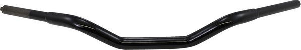 La Choppers 1 1/4" Diameter Hefty Super Bar Black Universal Handlebar