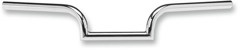 Biltwell Mustache 1" O.D. Handlebar 3" Chrome Handlebar Mustache Chr