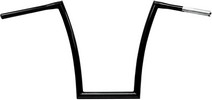 Handlebars 1-1/4" Strip 17" Rise Handlebars Fatbob 17 Bk