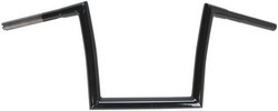 Handlebars 1-1/4" Strip 10" Rise Handlebar Fatbob 10 Bk