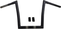 Handlebar 12" Ape Hanger 1-1/4" Flat Black Handlebar 12 Flb Fltr15+