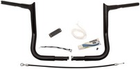 Fat Baggers Inc. Handlebar 12" Bl Pt Flh Handlebar Kit 12 Flht/Flhx 08
