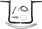 Fat Baggers Inc. Handlebar 16" Bl Pt L Fl Handlebar Kit 16 Flht/Flhx 0