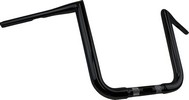 Khrome Werks Black 12" Flt Handlebar Handlebar 12 Flt 15-20 Bl
