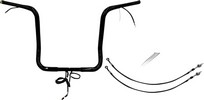 Fat Baggers Inc. H-Bar Bl.Rt 1.25"16"16-20 Handlebar Kit 16 Flht 16-20