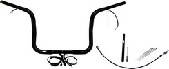 Fat Baggers Inc. H-Bar Bl.Rt 1.25"12"21+Fl Handlebar Kit 12 Flht 21-23