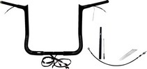 Fat Baggers Inc. H-Bar Pt Bl1.25"14"21-2Fl Handlebar Kit 14 Flht 21-23