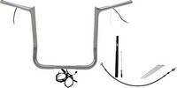 Fat Baggers Inc. H-Bar Pt Ch1.25"16"21-2Fl Handlebar Kit 16 Flht 21-23