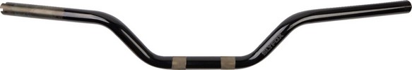 Slyfox Handlebar - 1" - Mid Bend - Black Handlebar 1 Mid Bend Blk